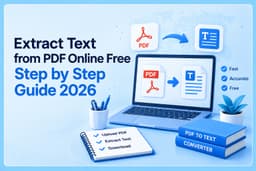 Extract Text from PDF Online Free Step by Step Guide 2026
