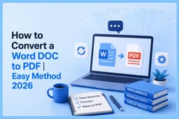How to Convert a Word DOC to PDF | Easy Method 2026